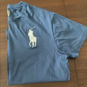 Polo by Ralph Lauren Blue Short Sleeve Tee with Iconic Logo